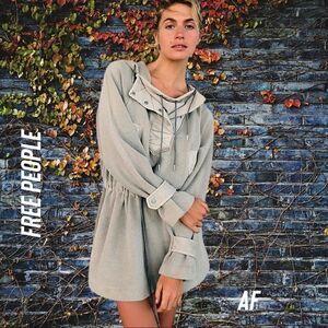 WE THE FREE SADIE SURPLUS HOODIE NEW STONE NEW XS & Large